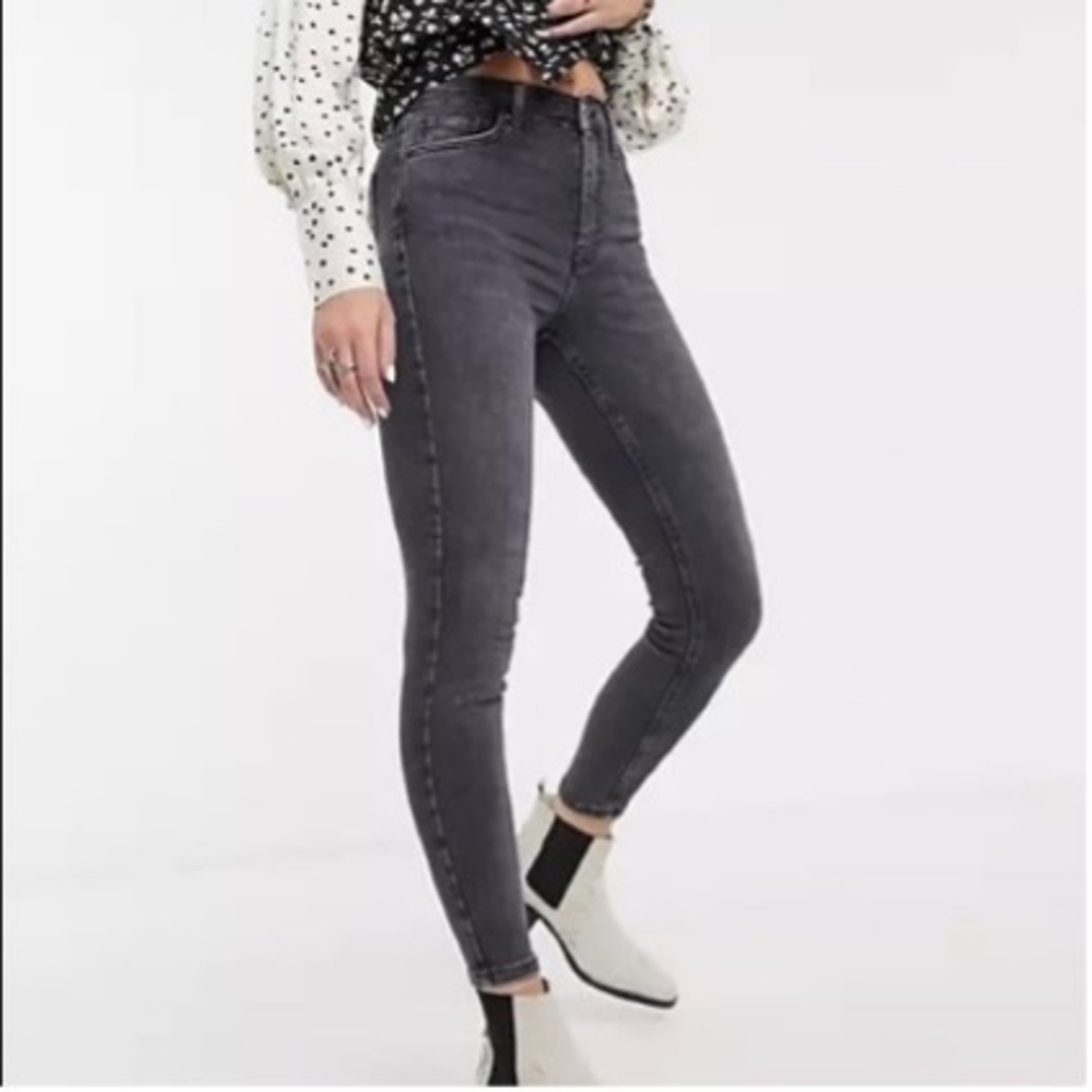 Top Shop Jamie Jeans‎ 26X30 black wash